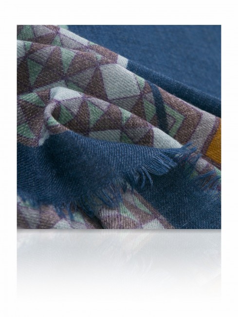 Палантин Унисекс W70.TW4-SK172/BLUE